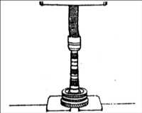  Разборка вторичного вала коробки передач Kia Clarus