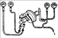  Проверка вакуумного усилителятормозов Kia Clarus