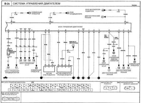  Система управления двигателем Kia Clarus